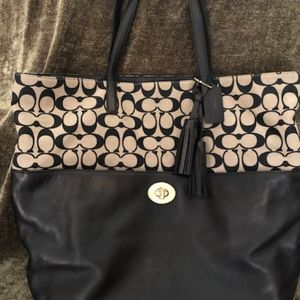 Coach Tassel Shoulder Bag